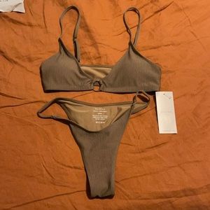 Quatre swimwear bikini top and bottom